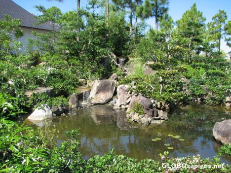 Postcard Morikami Japanese Gardens - Entrance Garden