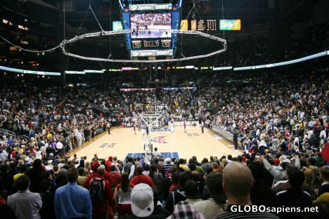 Postcard Philips Arena; During the game