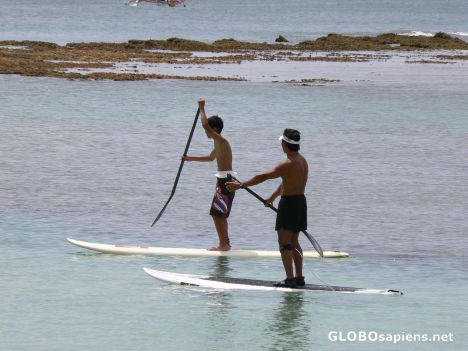 Postcard SUP - Paddle Surfing
