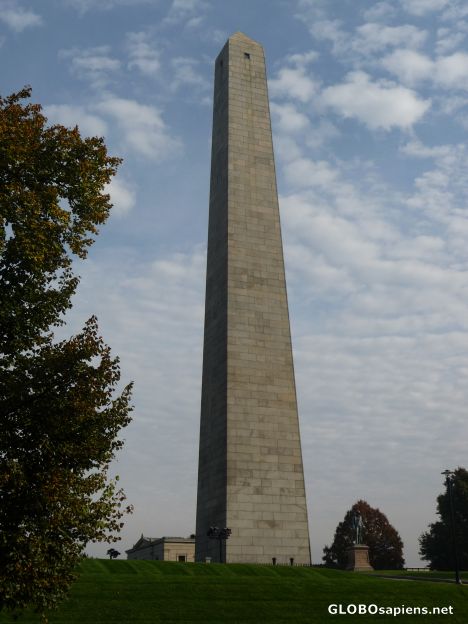 Postcard Bunker Hill Monument -