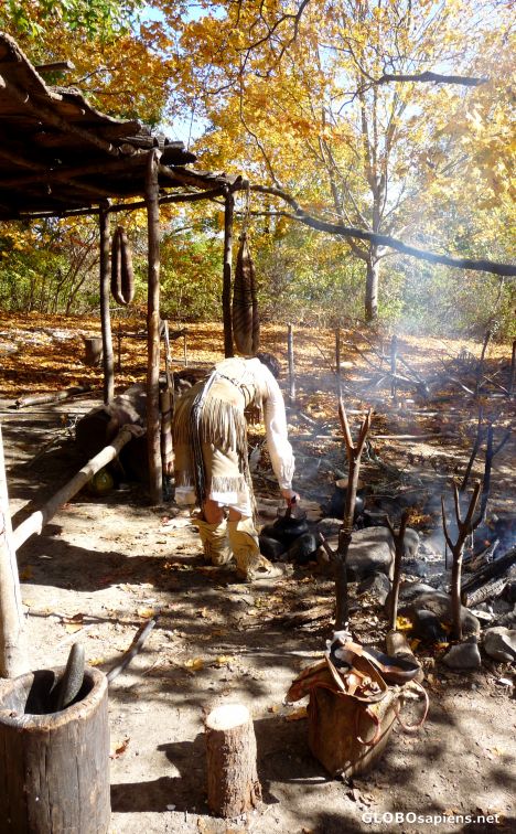 The village of the Wampanoag