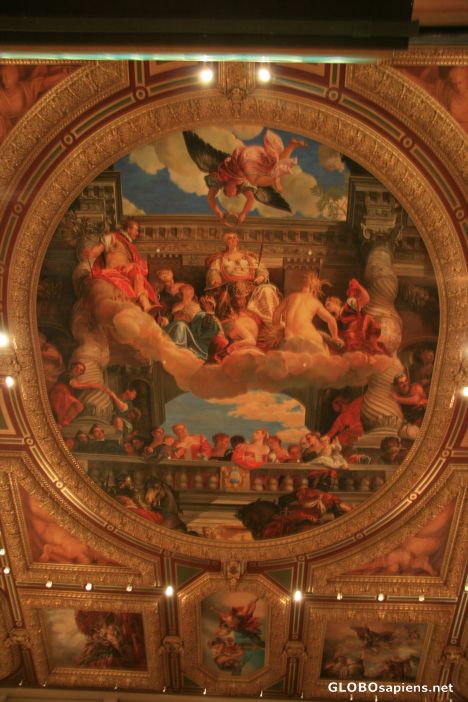 Postcard ceiling just like vatican's sistine chapel