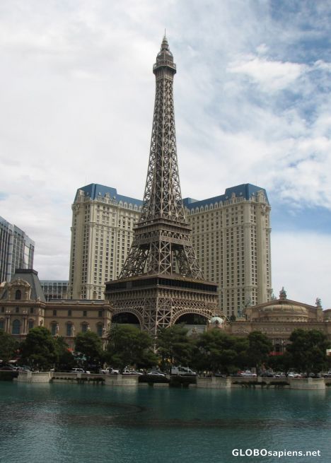 Postcard The Eiffel Tower of Las Vegas