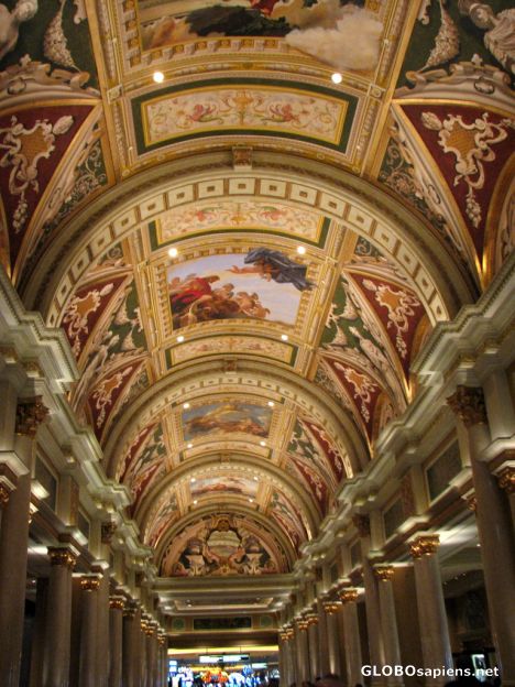 Postcard The Ceiling at the Venetian Hotel