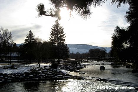 A View of the Truckee River in Wingfield Park