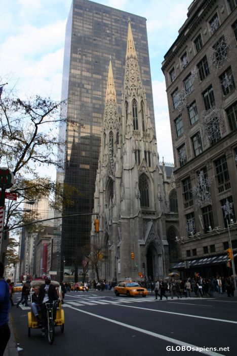 Postcard St Patrick's Cathedral New York
