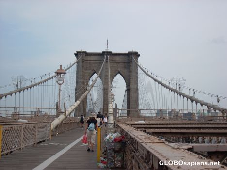 Postcard Brooklyn Bridge