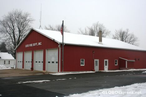 Postcard Cato Fire Department