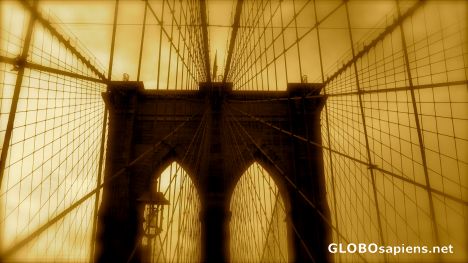 Postcard The Brooklyn Bridge