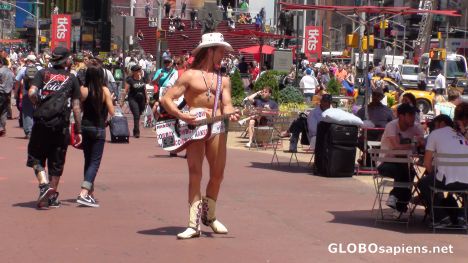 Postcard The Naked Cowboy
