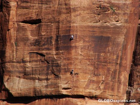 Postcard Rock climbers I