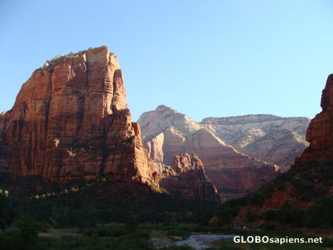 Postcard Early morning in Zion National Park