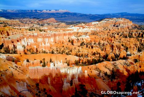 Postcard Bryce Canyon - A view with a sunset