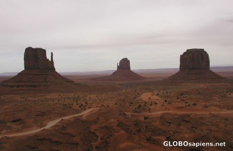 Postcard Monument Valley - Navajo Tribal Park