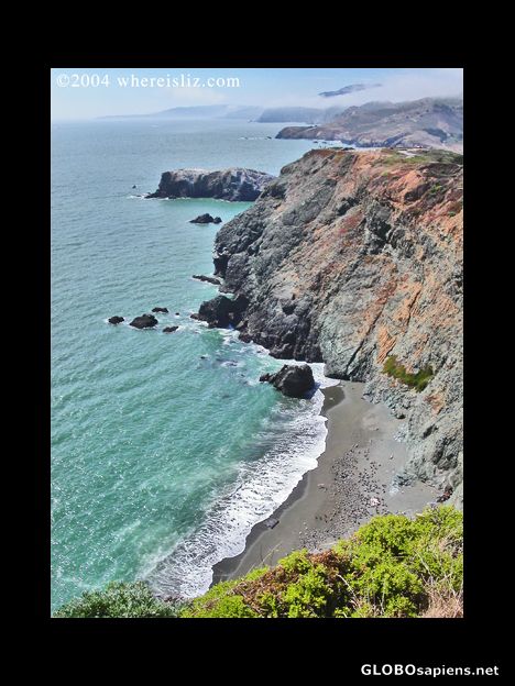 Postcard Marin Headlands, Golden Gate National Park