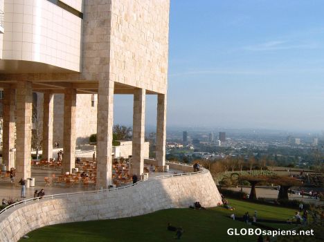Postcard View from the Getty Museum