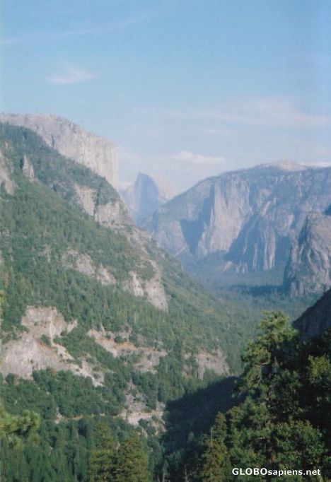 Postcard Yosemite National Park