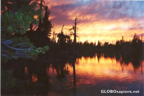 Postcard Sunset on the Tahoe Rim Trail