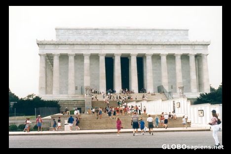 Postcard Washington DC Lincoln Memorial