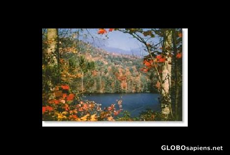 Postcard Lake at Vogel State Park