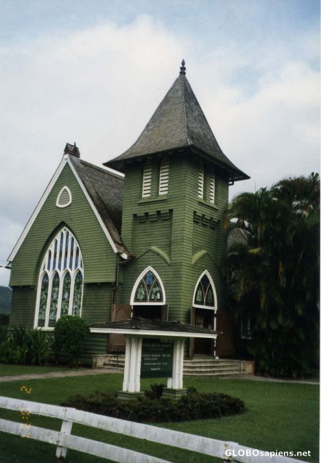 Postcard Charming Plantation Church