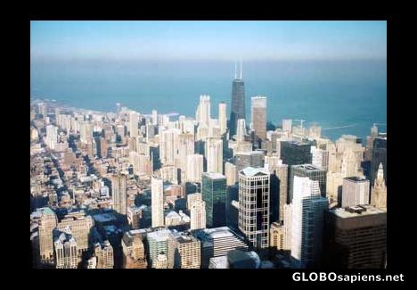 Postcard Above Chicago