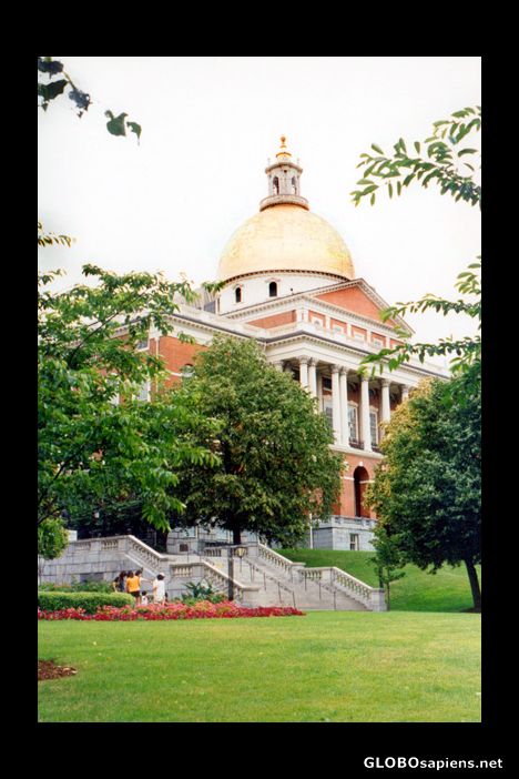Postcard Boston State House