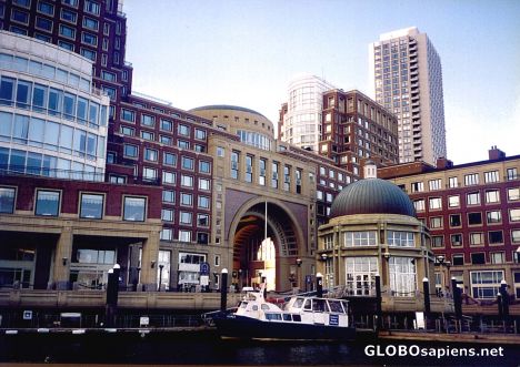 Postcard Boston Waterfront