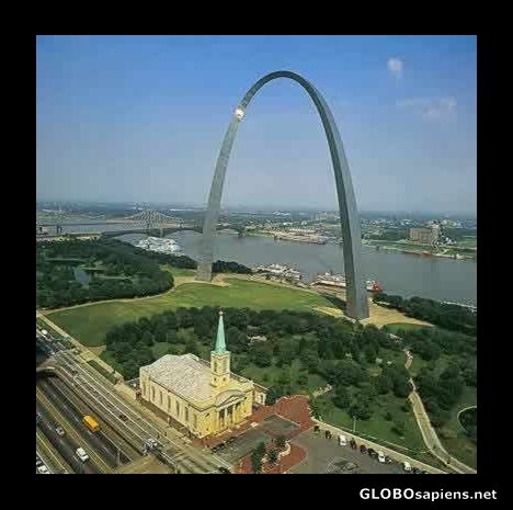 Postcard St. Louis Riverfront