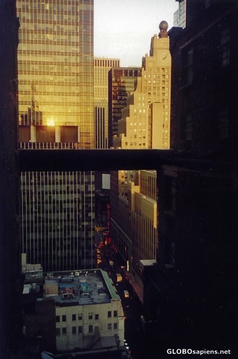 Postcard Sunrise in Manhattan
