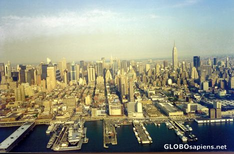 Postcard Manhattan Skyline
