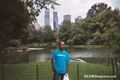 Postcard Me in Central Park