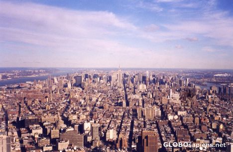 Postcard View from Empire State