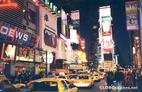 Postcard Times Square, New York City