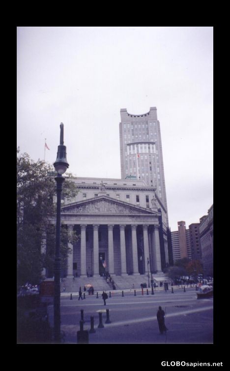 Postcard Manhattan`s Court Houses