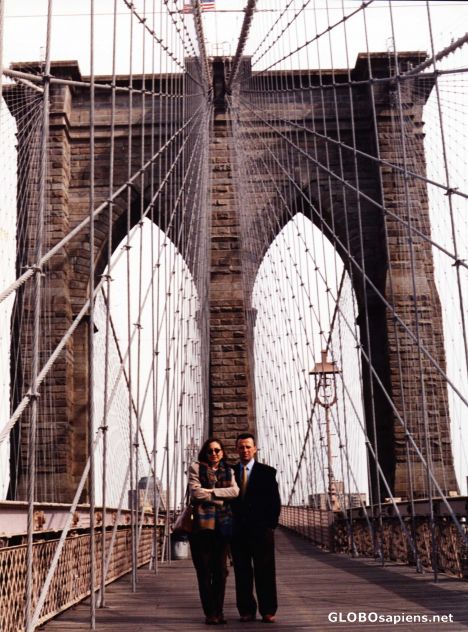 Postcard MOST FAMOUS BRIDGE IN NEW YORK