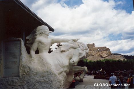 Postcard Crazy Horse Memorial