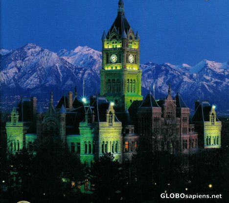 Postcard Salt Lake City Hall