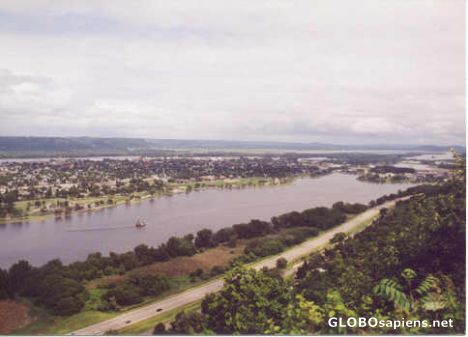 Postcard E Lake Winona & Mississippi River
