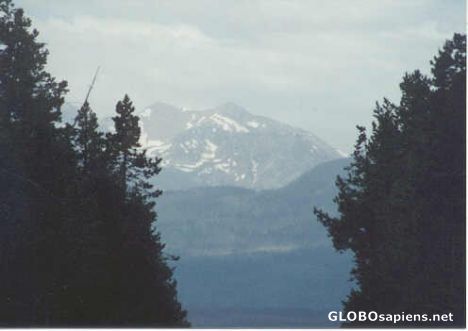 Postcard Teton Mountains