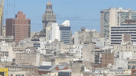 Postcard Downtown Montevideo skyline
