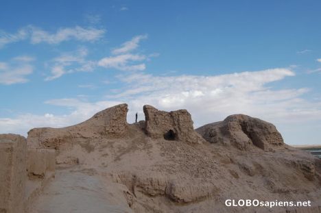 Postcard A desert fort near Khiva