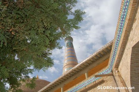 Postcard Tower in Khiva