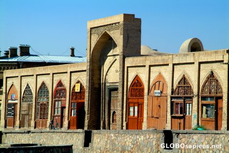Postcard Bukhara - shops