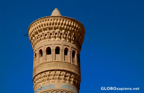 Postcard Bukhara - Kalyan Minaret's top