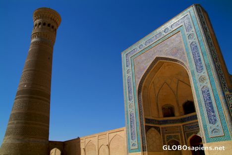 Postcard Bukhara - Kalyan Mosque and Minaret