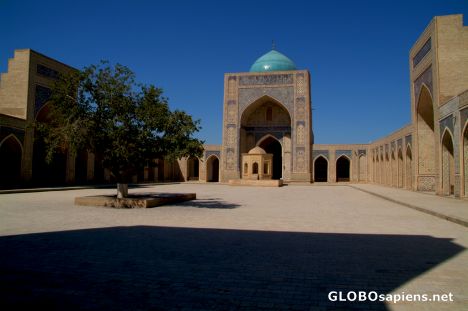 Postcard Bukhara - inside Kalyan Mosque