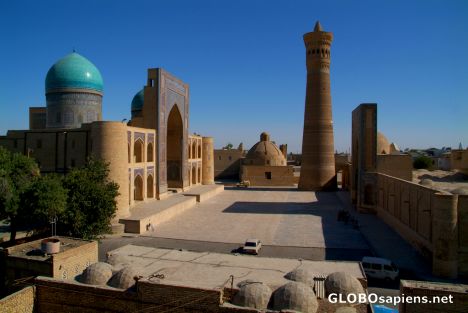 Postcard Bukhara - Kalyan Mosque, Minaret and Miri-Arab