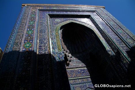 Postcard Samarkand - Afrosiab's house