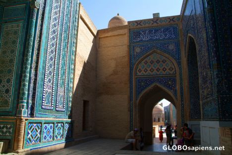 Postcard Samarkand - Afrosiab's last gate